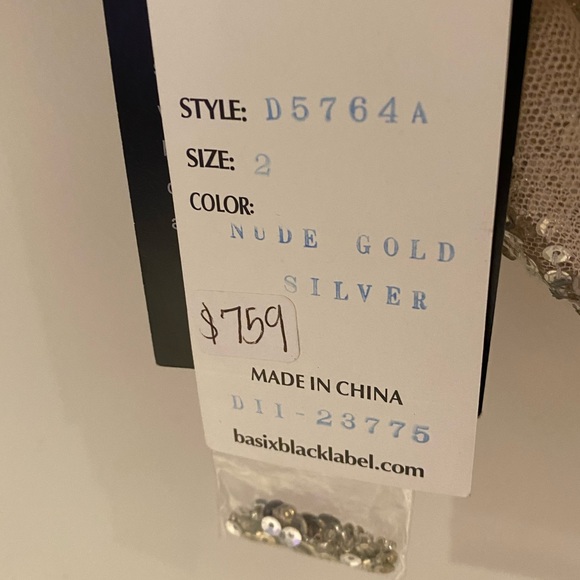 Sheer sequinned party dress - Picture 5 of 5